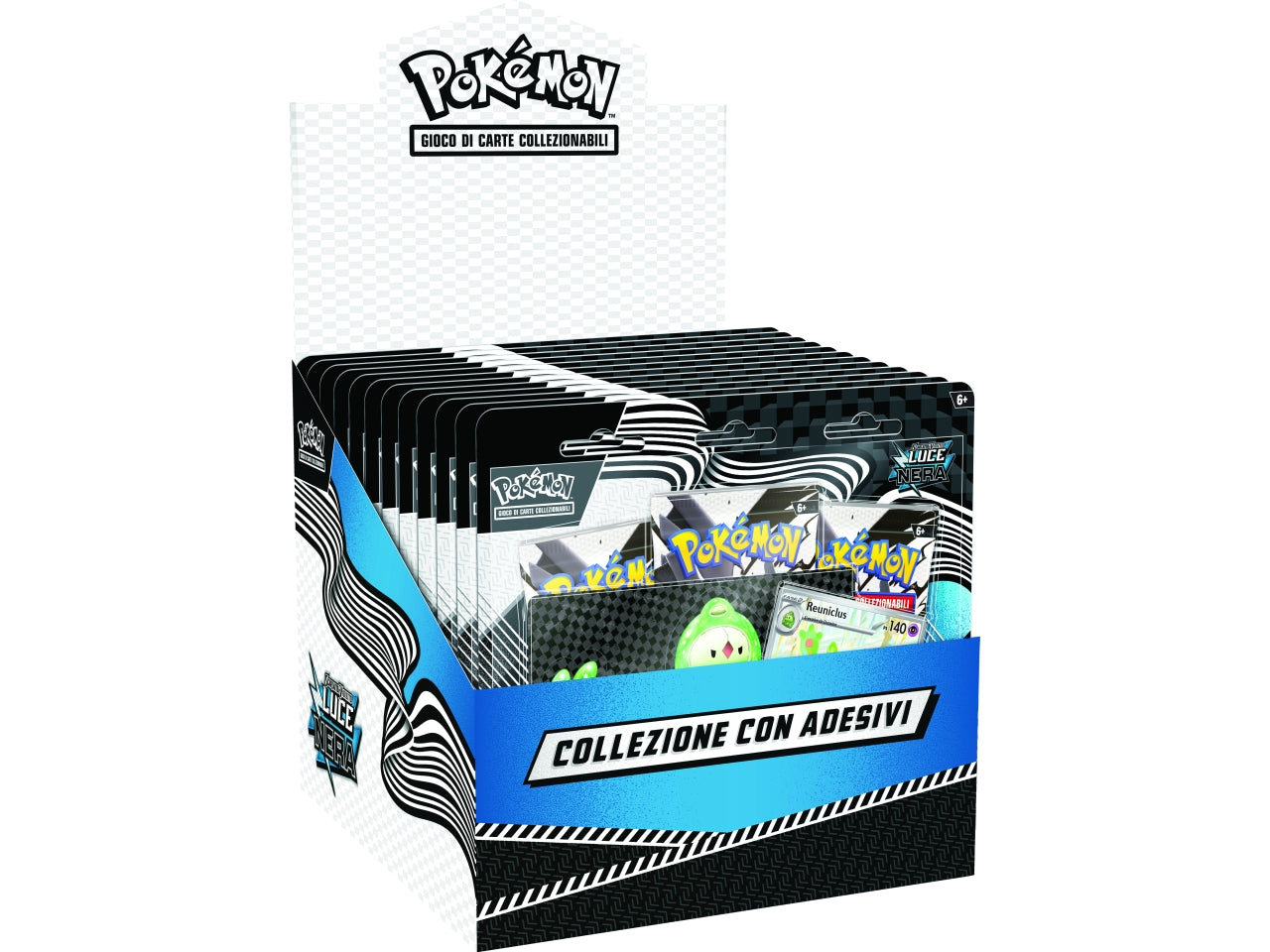 Pokemon SV10.5 Collezione con adesivi dell'espansione Luce Nera IT Â£