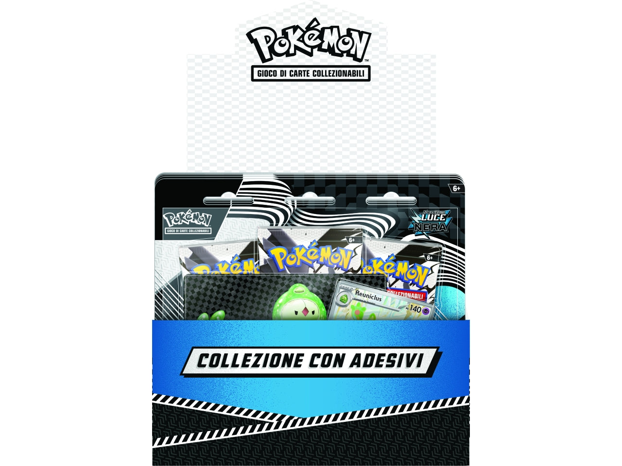 Pokemon SV10.5 Collezione con adesivi dell'espansione Luce Nera IT Â£