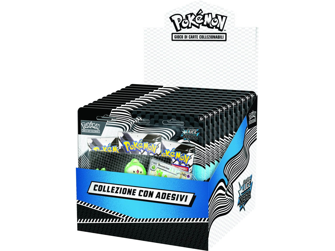 Pokemon SV10.5 Collezione con adesivi dell'espansione Luce Nera IT Â£