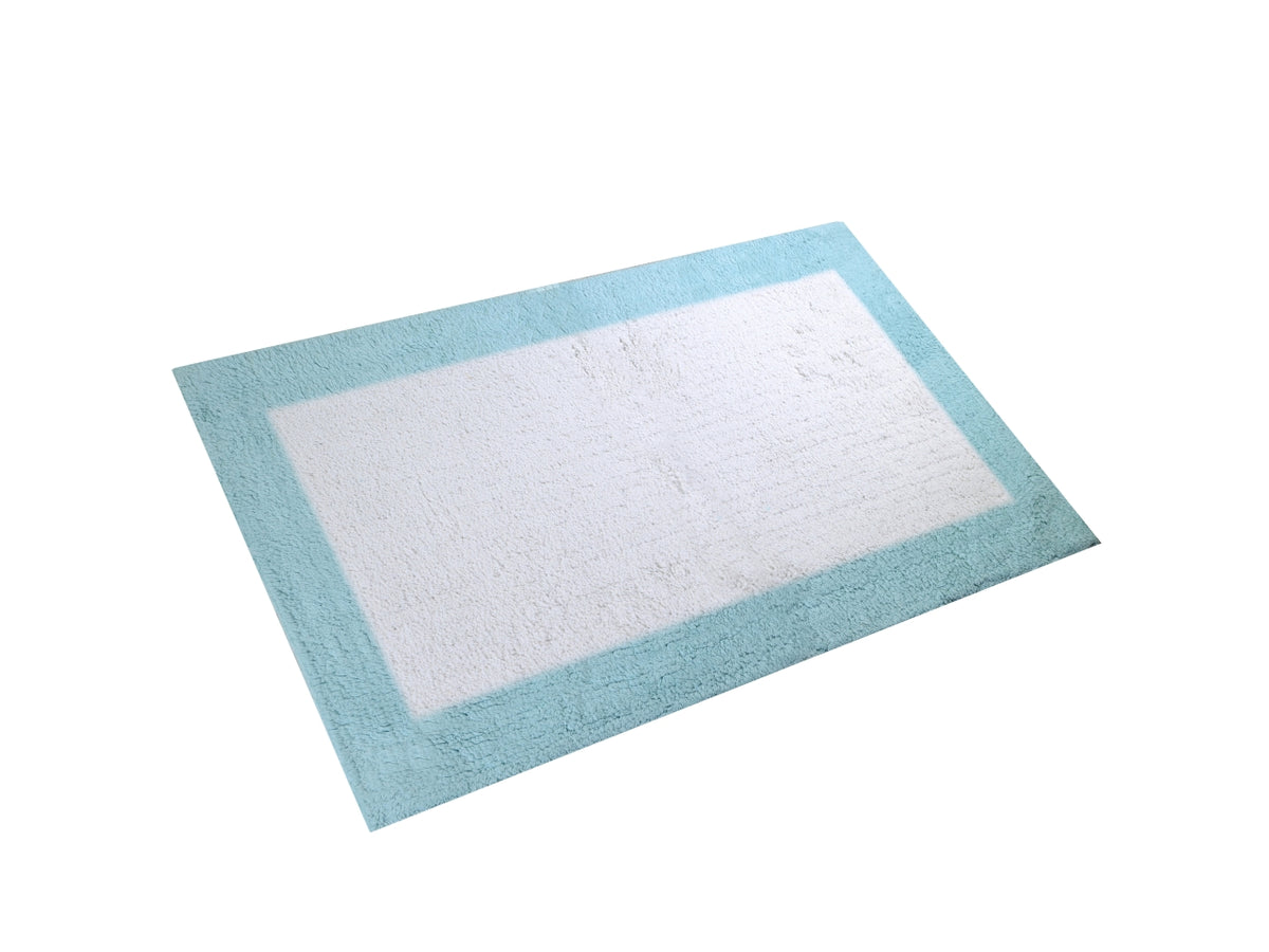 Tappetino bagno 100% cotone otello acqua antiscivolo 50x80x2cm