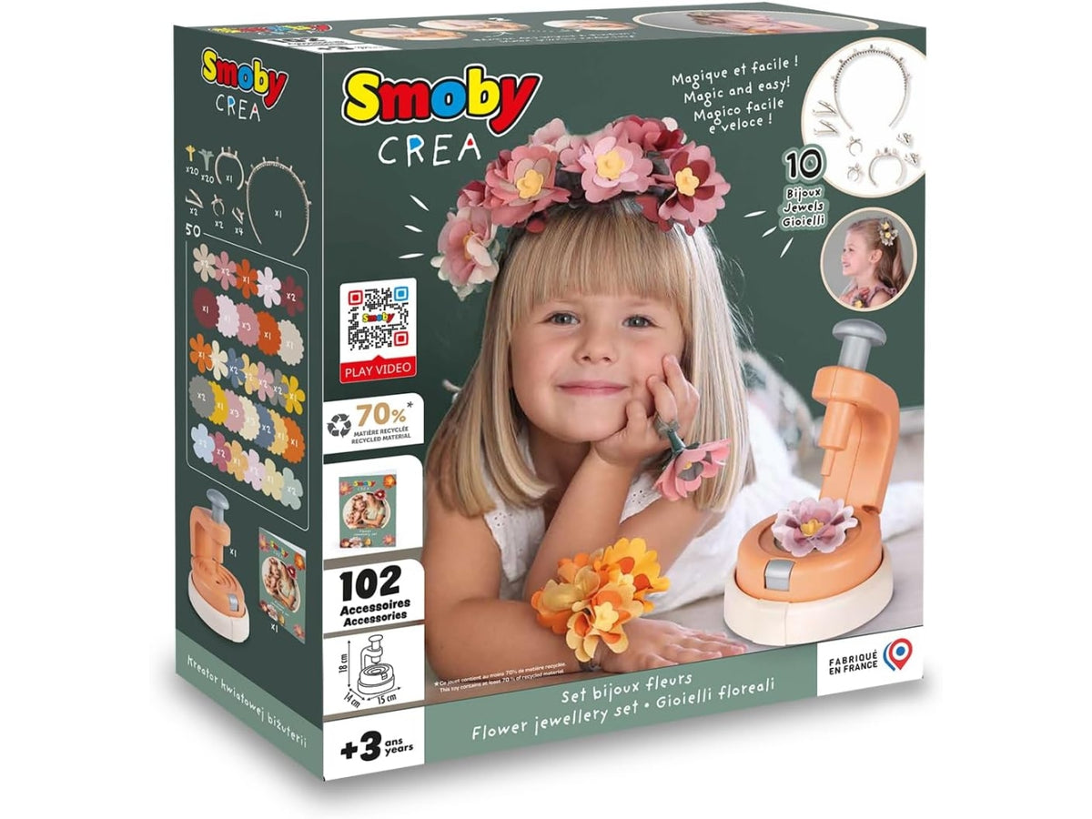 Smoby crea set gioielli floreali $