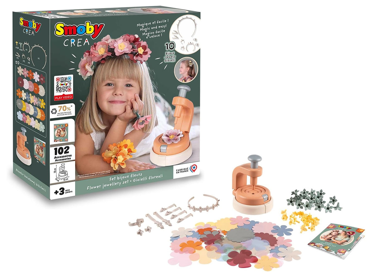 Smoby crea set gioielli floreali $