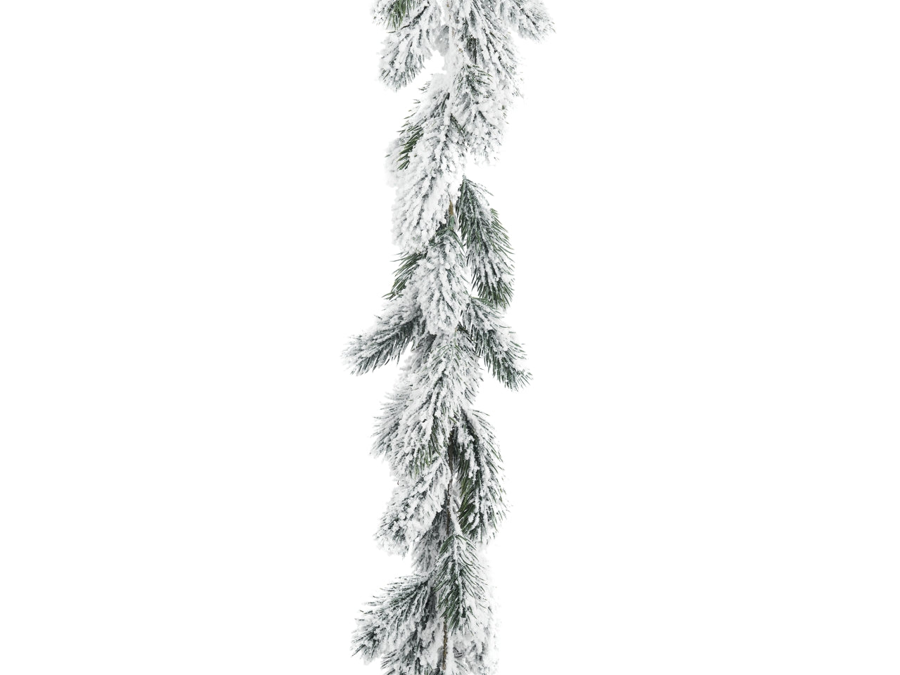 Ghirlanda pino nordmann innevato 170cm