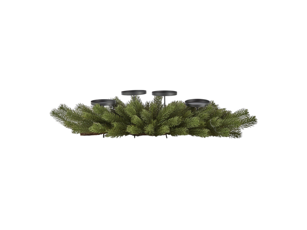 Centrotavola pino nordman 75x30cm 4posti verde