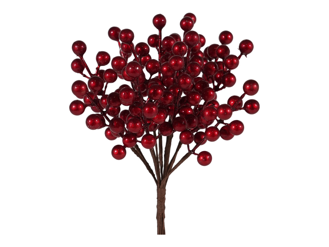 Rami bacche 34cm 12pz bordeaux