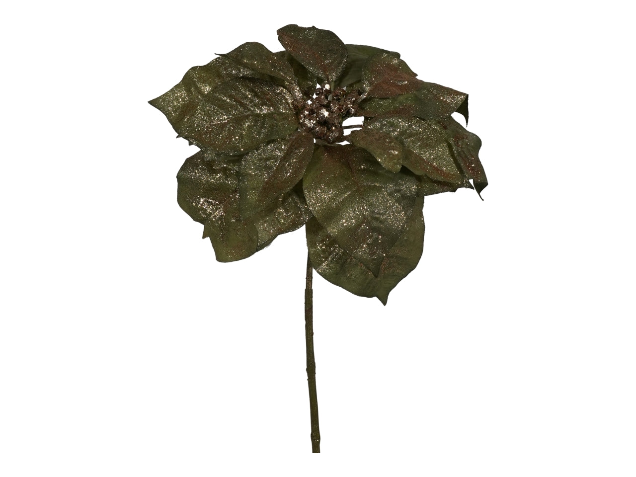 Pick stella di natale 32cm verde