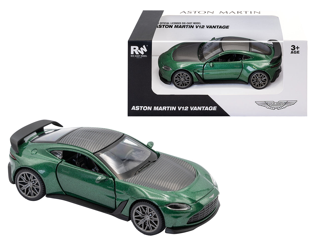 Die cast aston m.vantage green 1:43