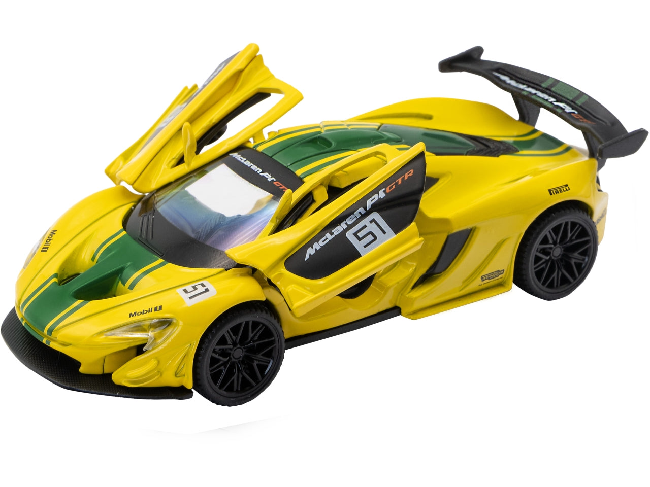 Die cast mclaren p1 gtr yellow 1:43