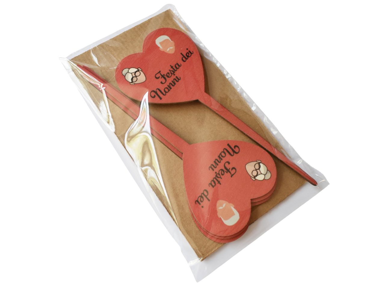 Pic festivita' 5x16cm legno 3mm ST 118 la confezione contiene 6 pezzi