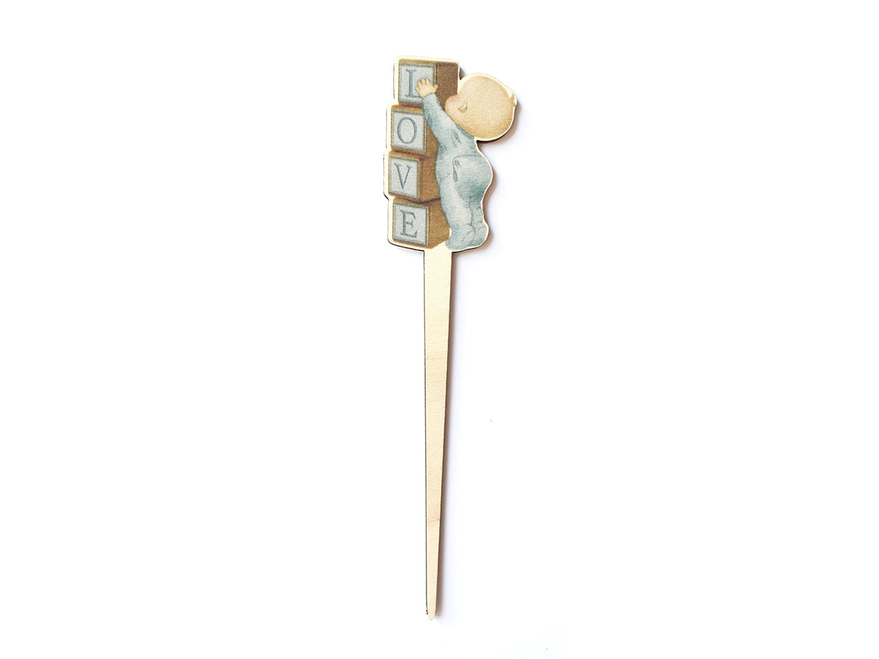 Pic nascita legno 3mm ST 098 la confezione contiene 6 pezzi
