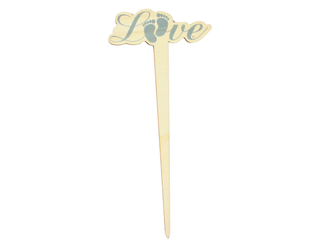 Pic nascita legno 3mm ST 102 la confezione contiene 6 pezzi