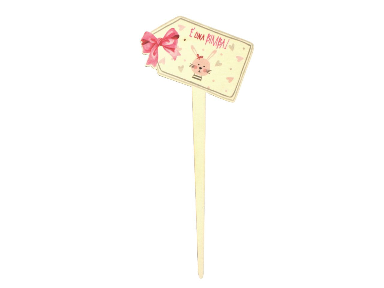 Pic nascita legno 3mm ST 095 la confezione contiene 6 pezzi