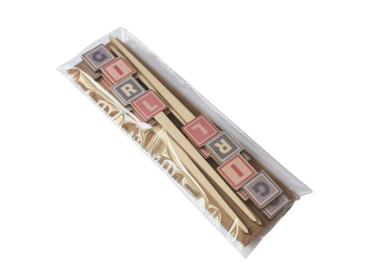 Pic festivita' 5x16cm legno 3mm ST 097 la confezione contiene 6 pezzi