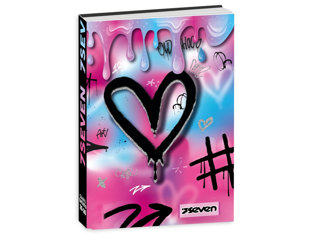Diario std 12m seven datato cartotecnica girl