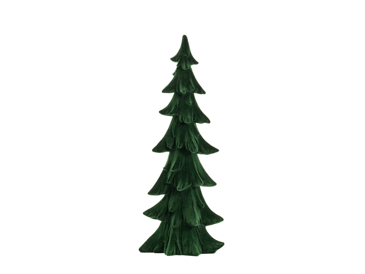 Albero 36cm in velluto verde