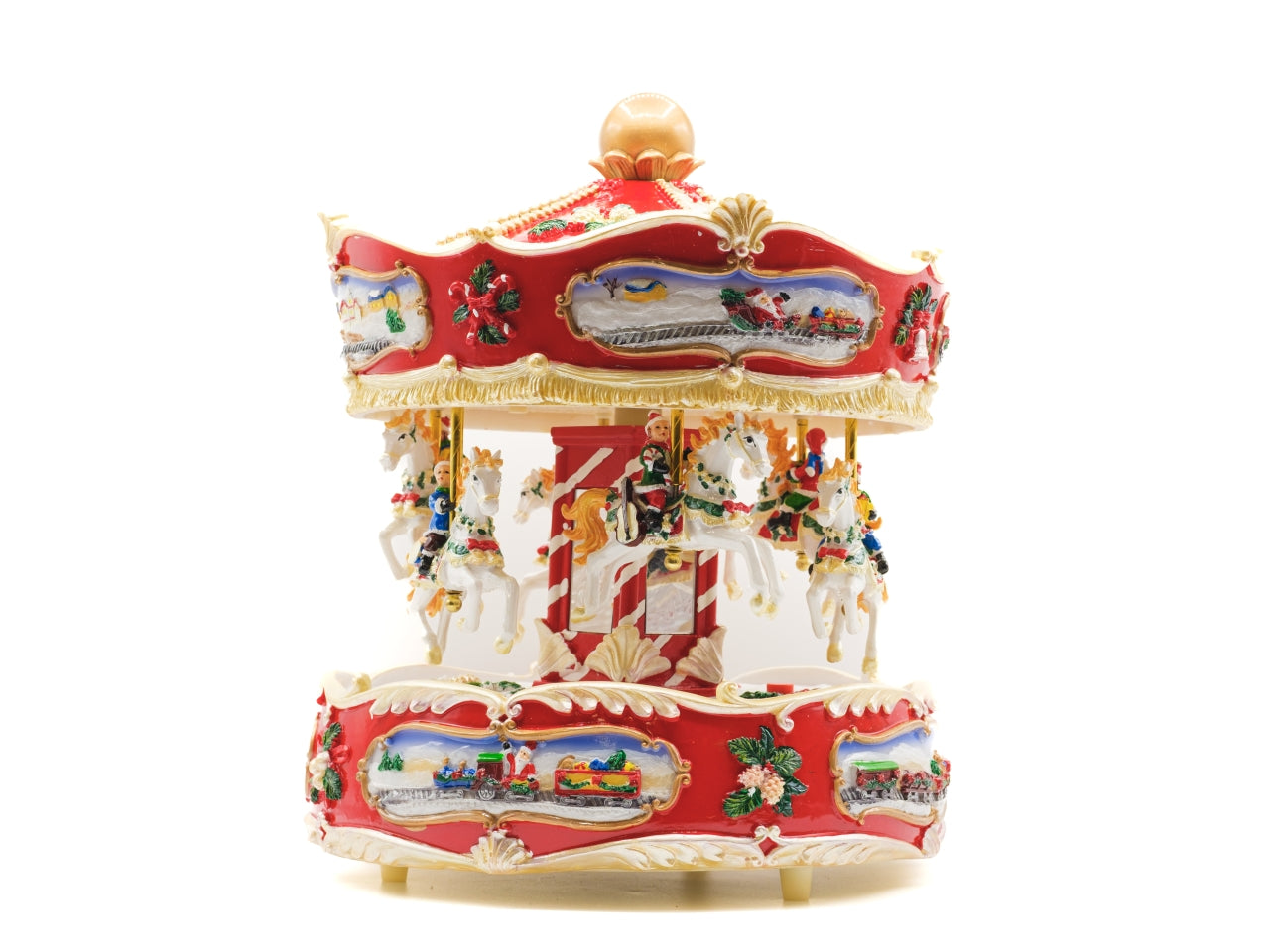 Giostrina cavalli musicale 27x27x34cm