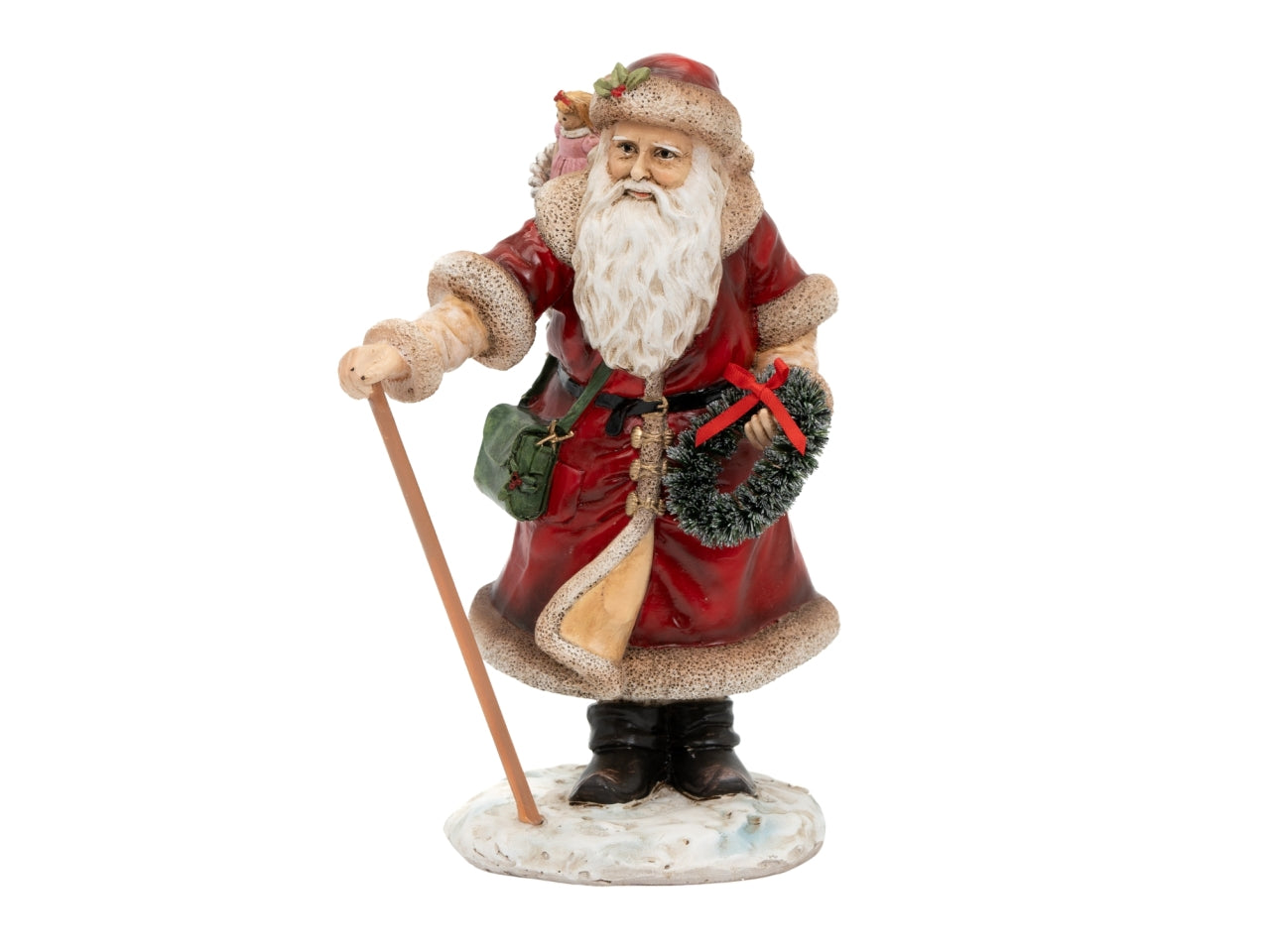 Babbo natale 20cm con corona