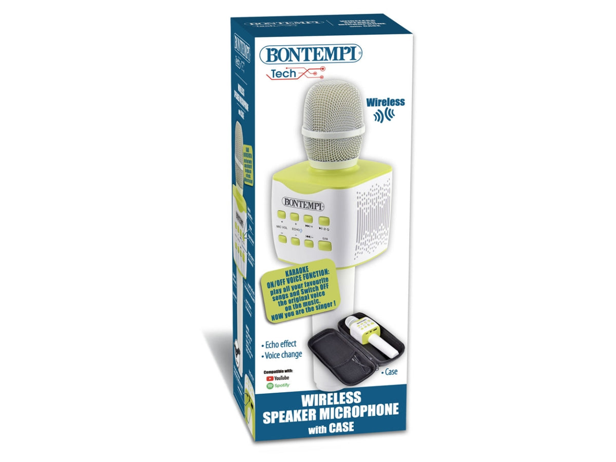 Microfono wireless con custodia