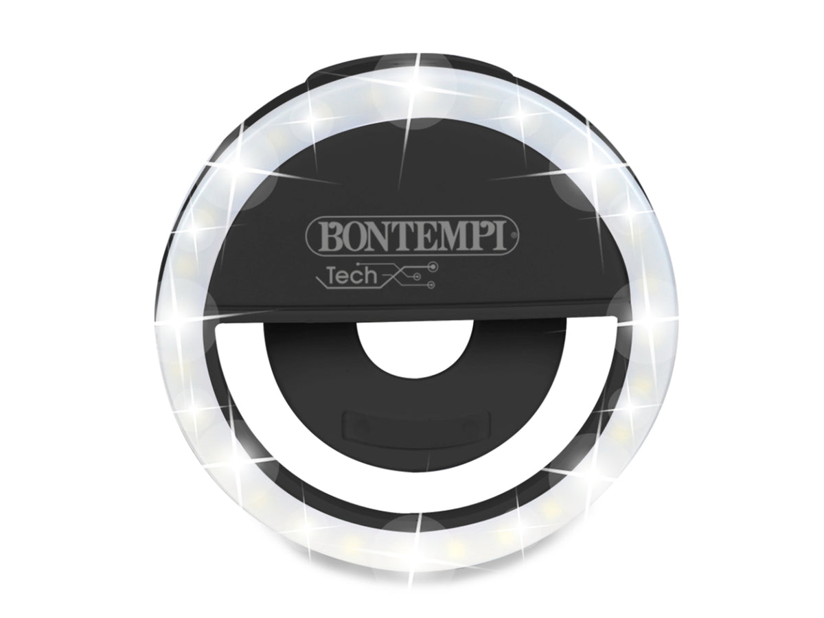 Anello di luce + 2 microfoni wireless