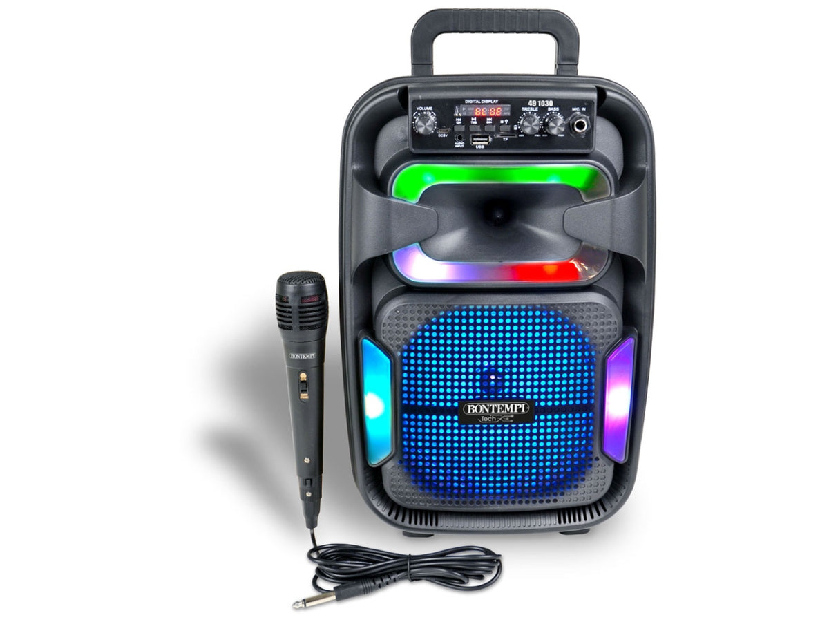 Cassa wireless con microfono dinamico
