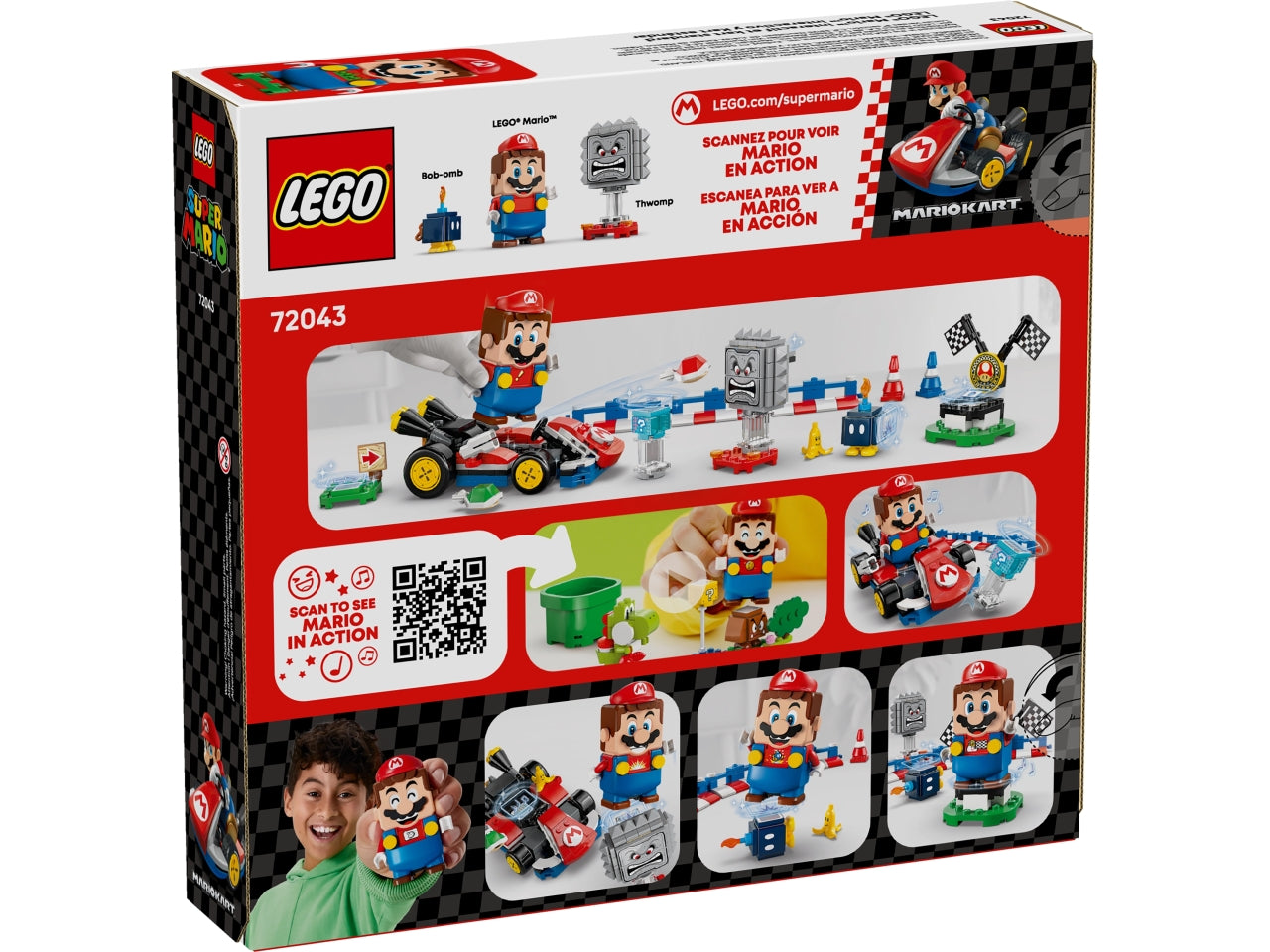 LEGO Mario Kart Mario interattivo e Kart standard