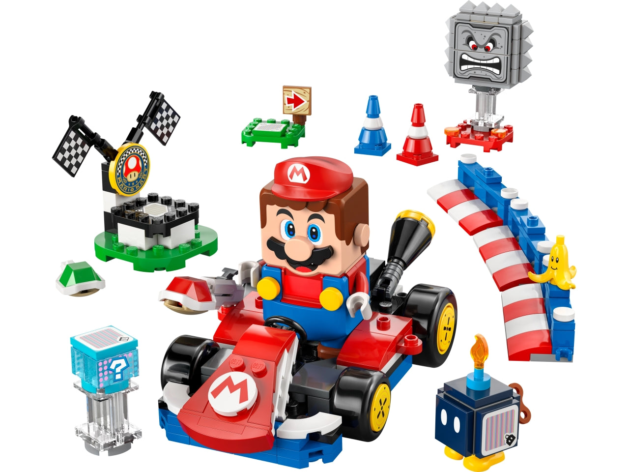 LEGO Mario Kart Mario interattivo e Kart standard