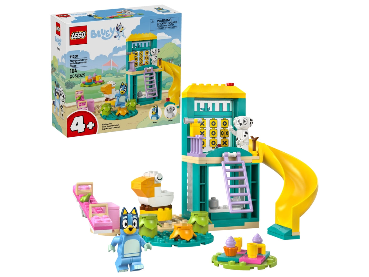 LEGO Divertimento al parco giochi di Bluey e Chloe