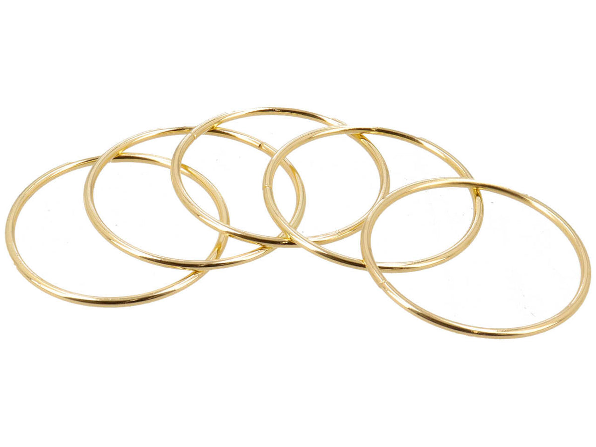Anello decorativo diametro 6 oro