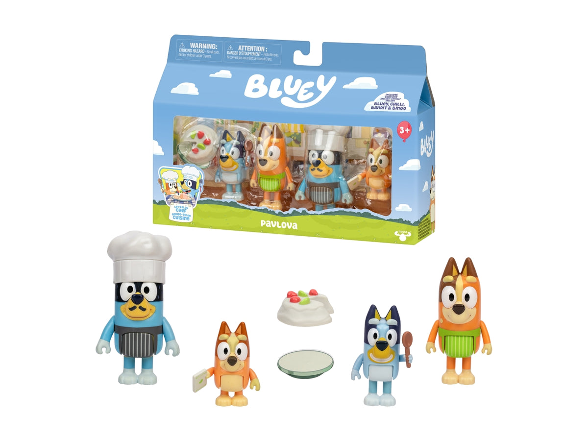 Bluey lpc action figure 4-pack 23x16x6cm