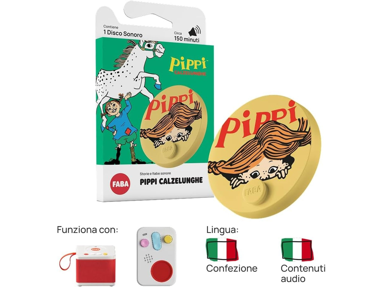 Disco sonoro pippi calzelunghe