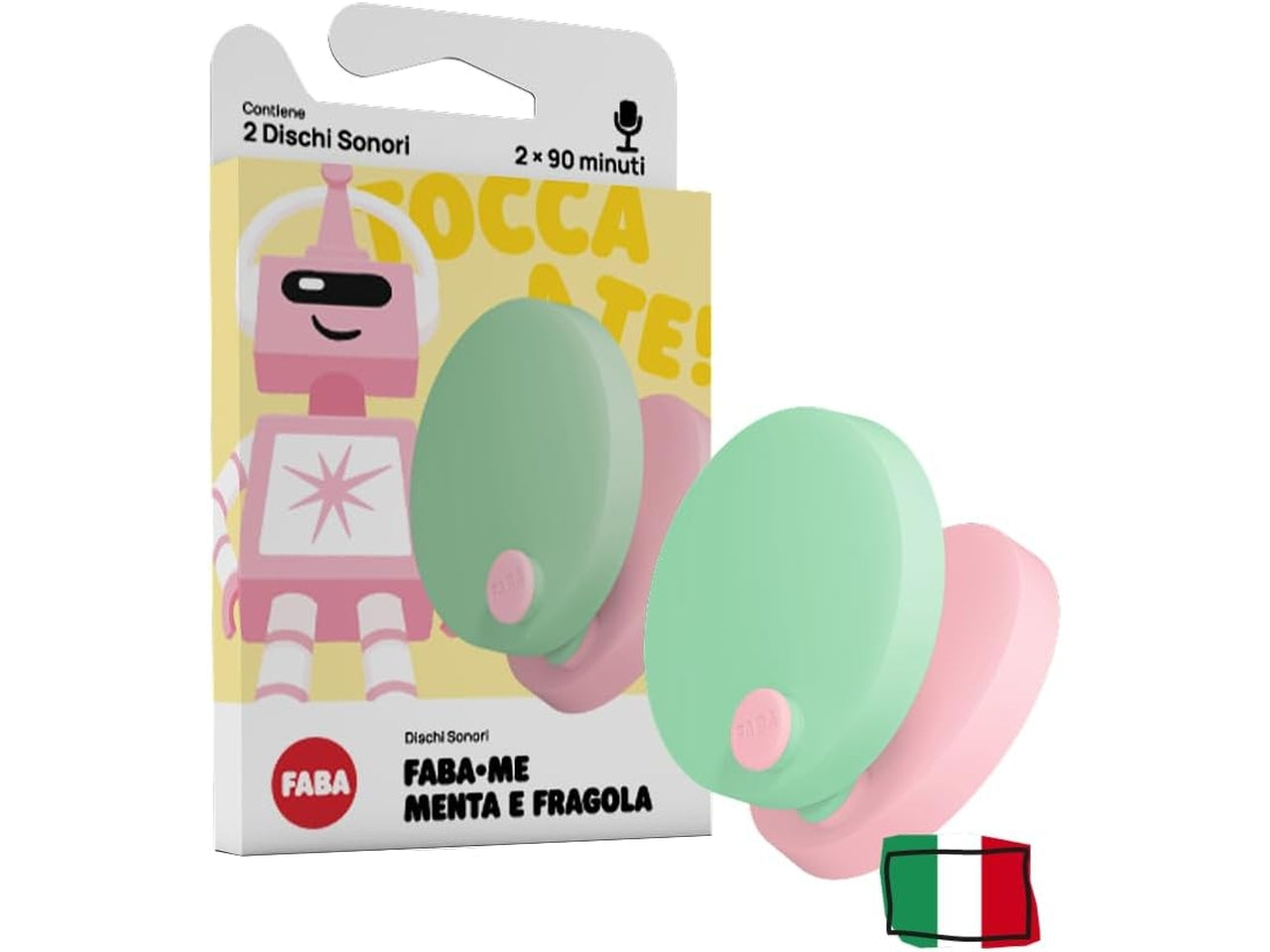 Disco sonoro fabame menta e fragola