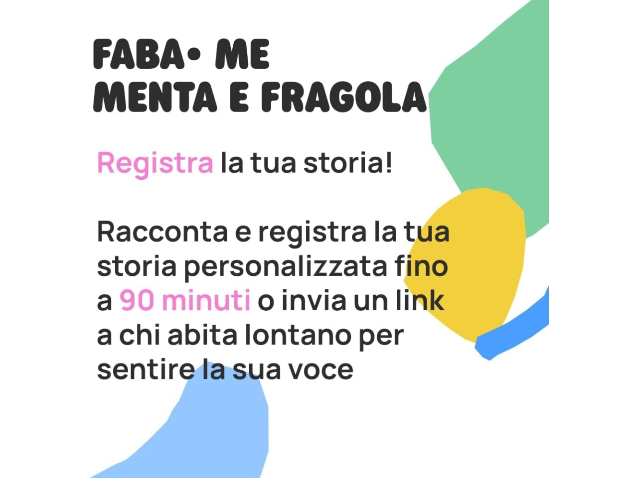 Disco sonoro fabame menta e fragola