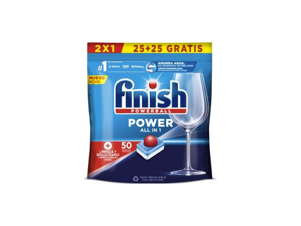Finish powerball 25+25 tabs $
