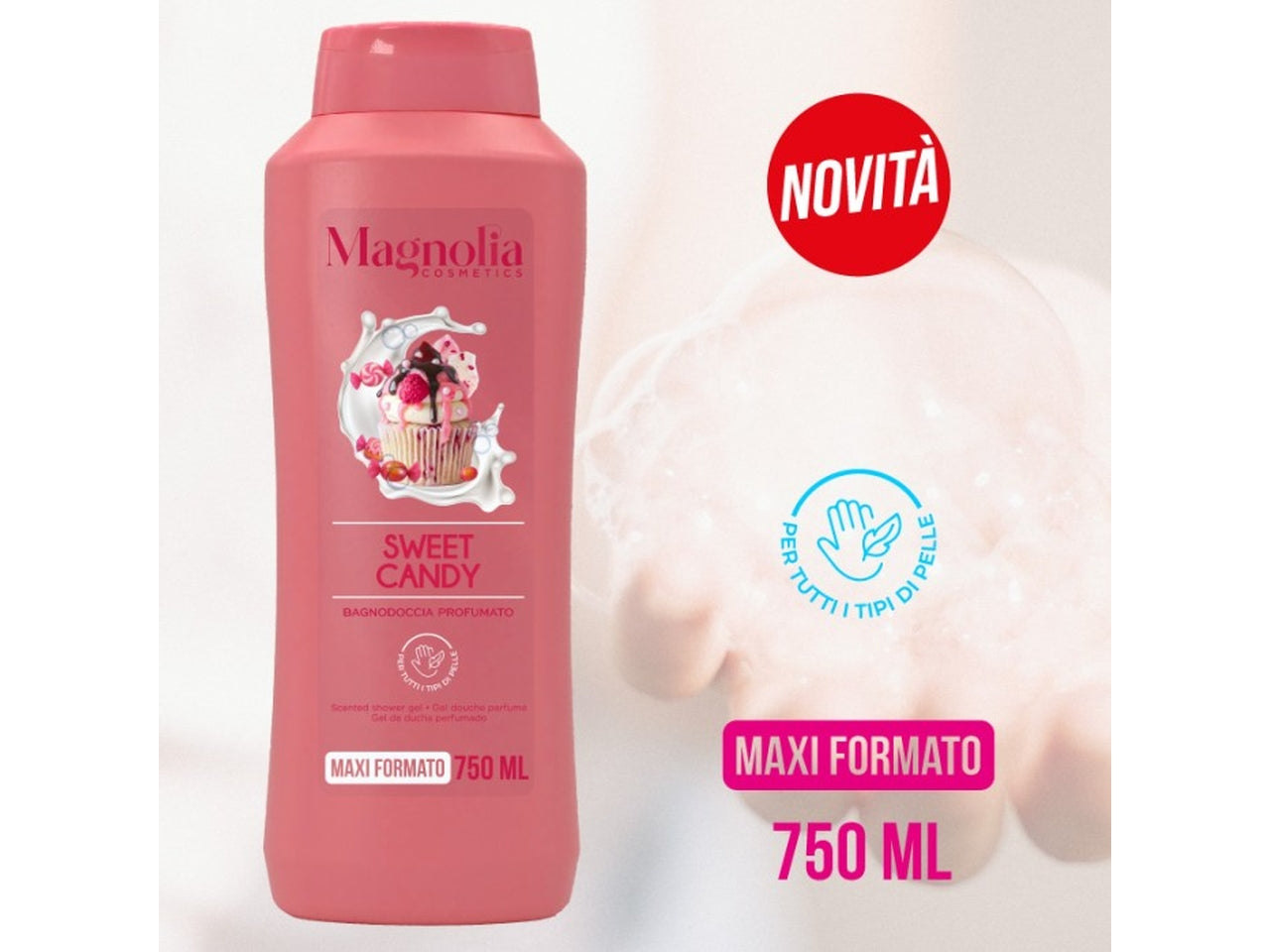 Bagnoschiuma 750ml sweet candy