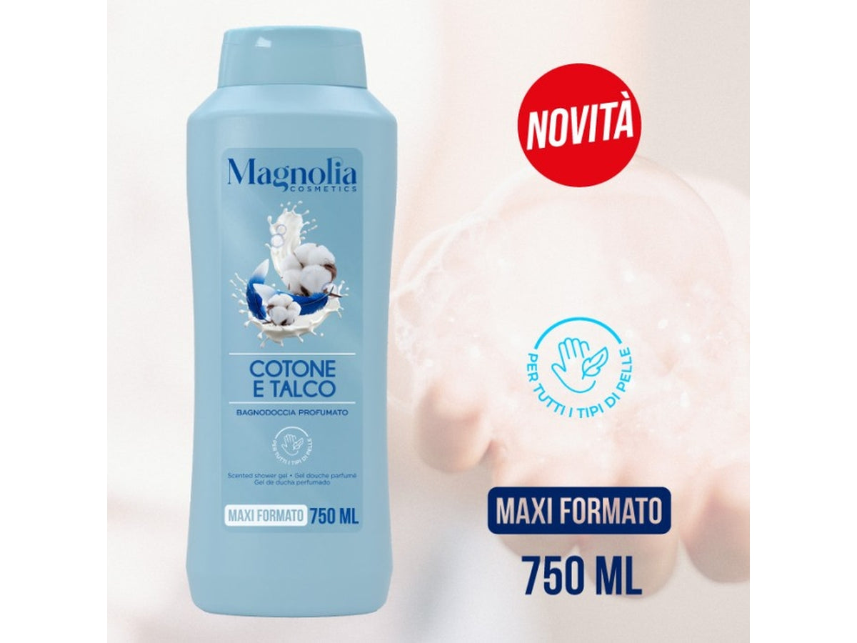 Bagnoschiuma 750ml cotone e talco