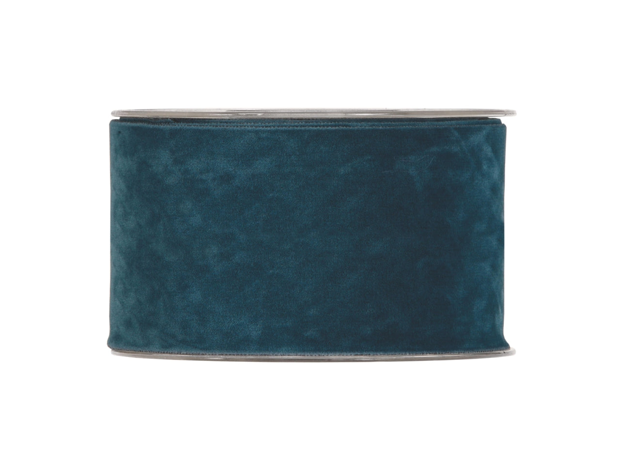 Nastro doppio velluto 6,3cmx7mt blu fumo