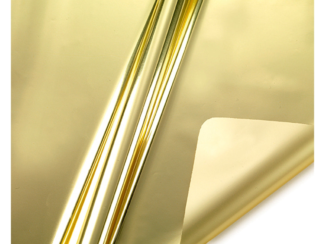 Bobina bicolor metal 30my 1x25mt oro
