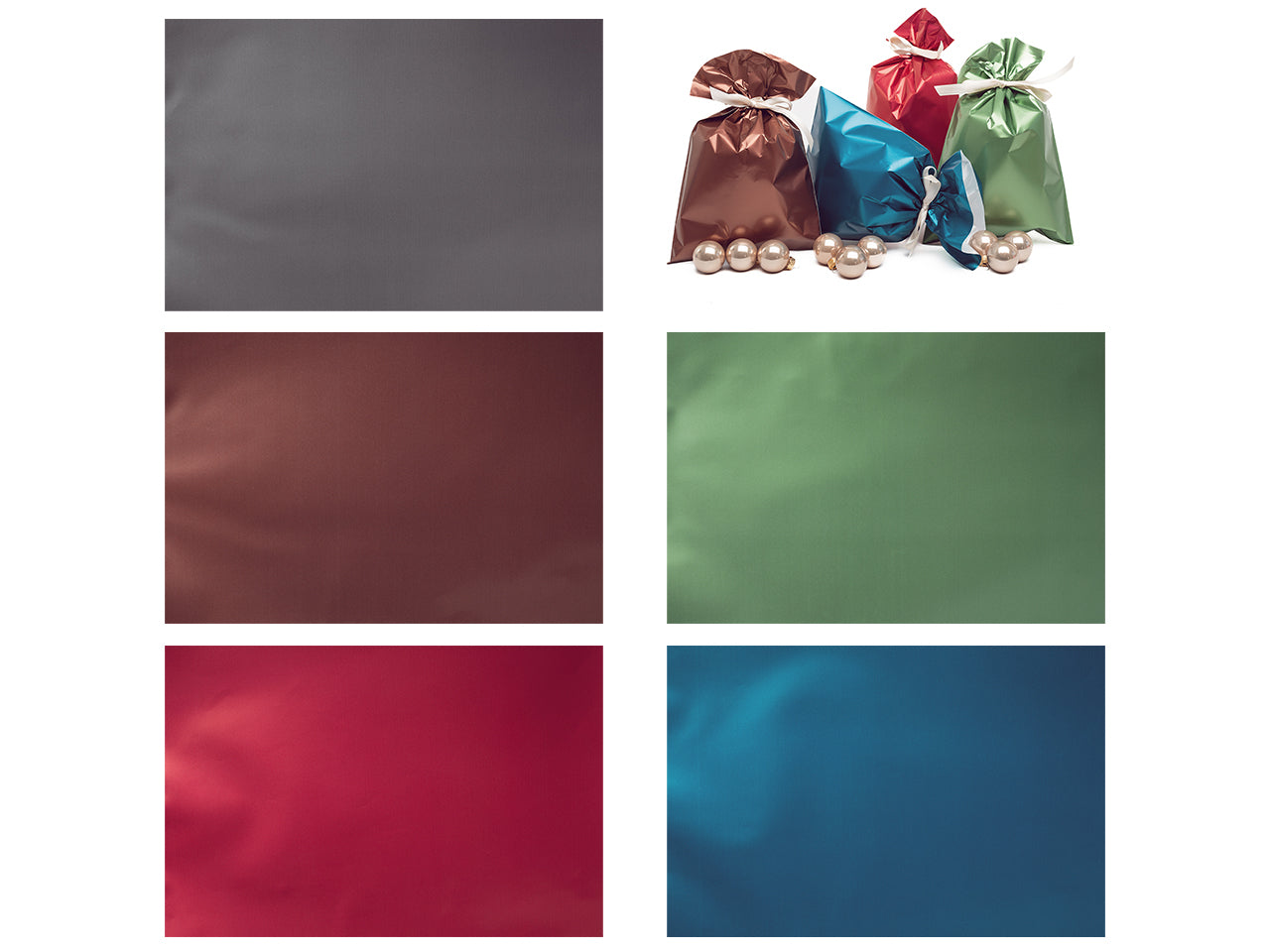 Buste pearly metal 25x40cm in confezione da 100 pezzi colori assortiti