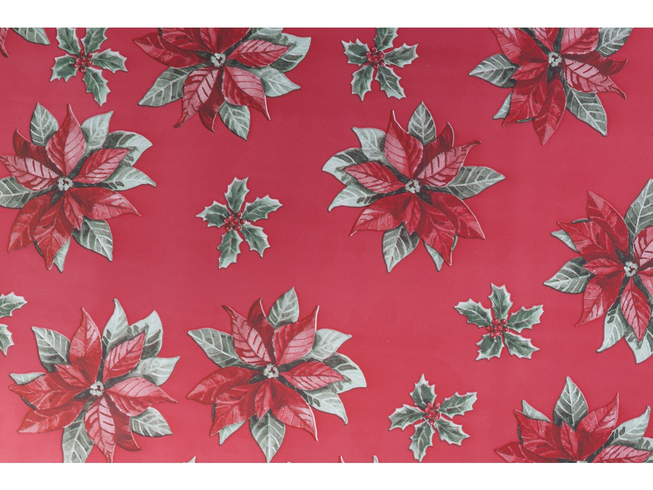 Buste perlate stella di natale 35x50cm in confezione da 50 pezzi rosse