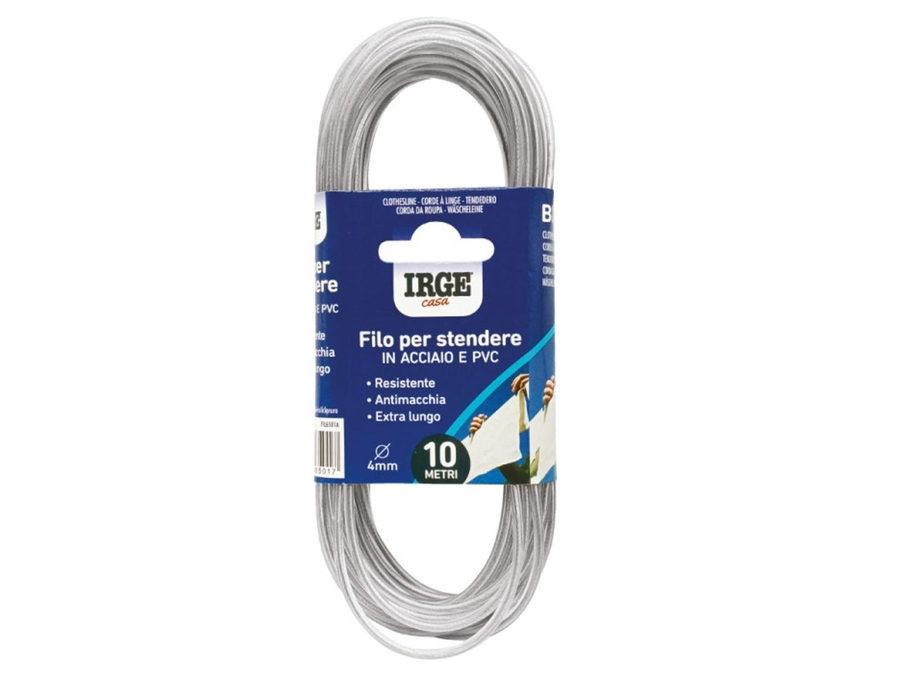 Filo stendibiancheria acciaio 10 m 4mm