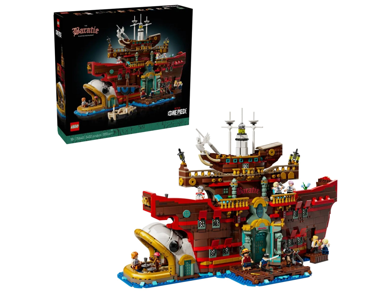 LEGO ONE PIECE Baratie, il ristorante galleggiante