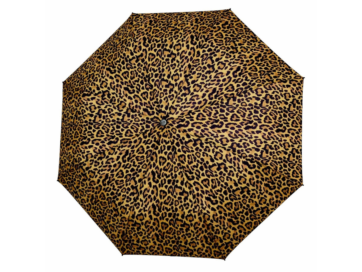 Ombrello donna mini 54cm manuale leopardo