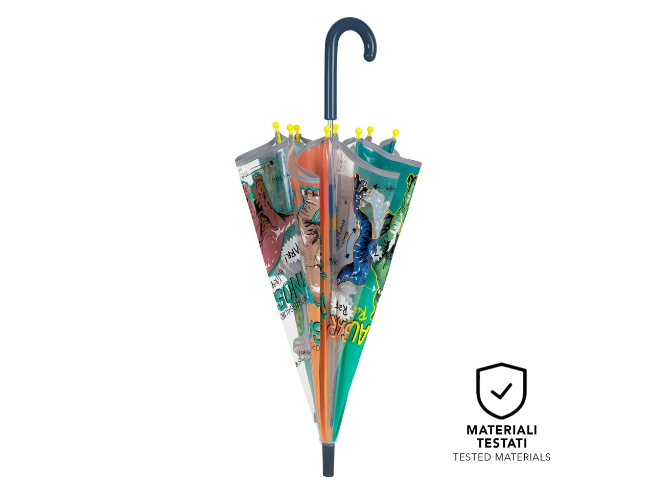 Ombrello  kids manuale 45 cm cupola Dinosauro kids