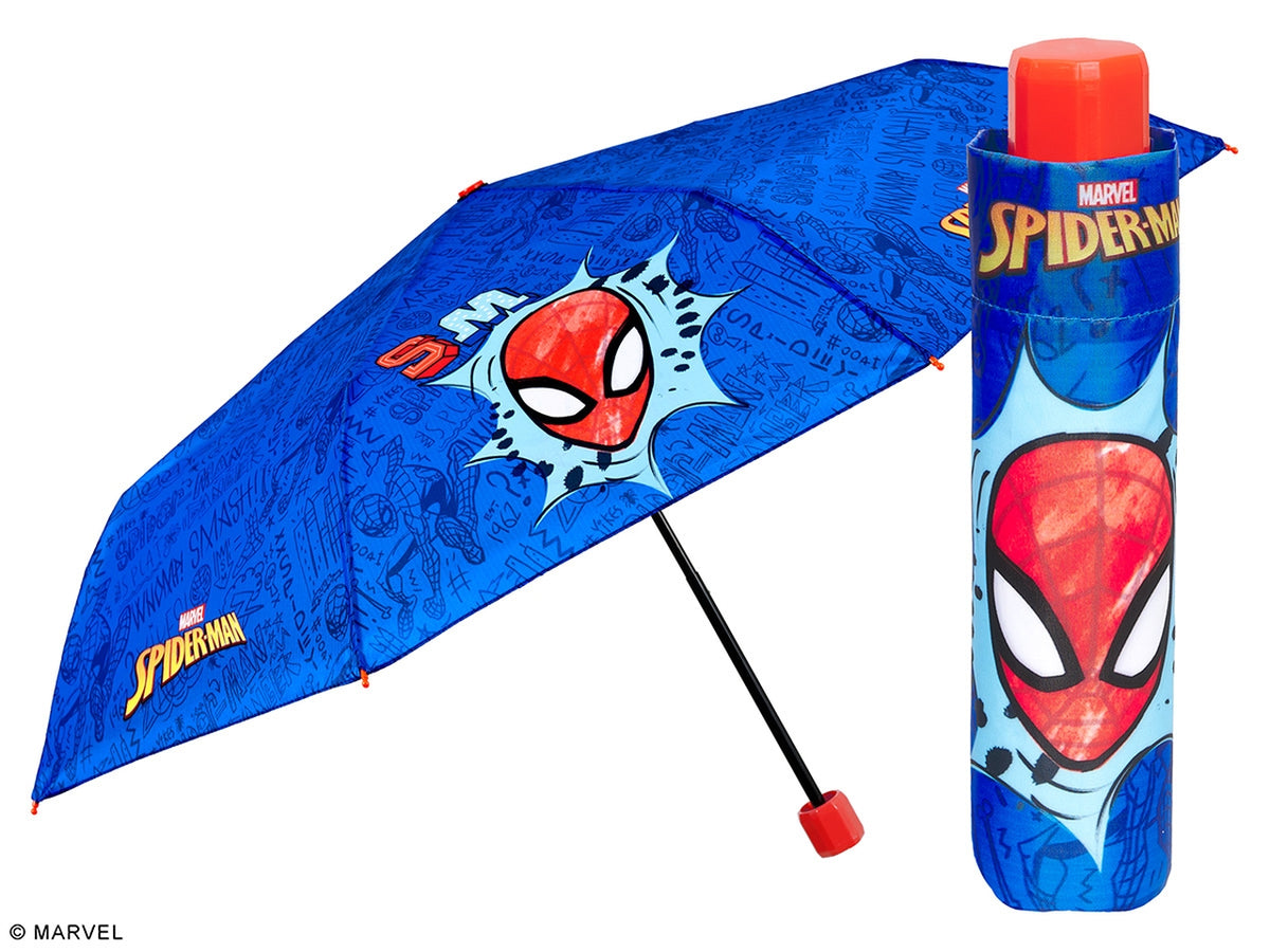 Ombrello  kids mini 50cm manuale antivento Spiderman