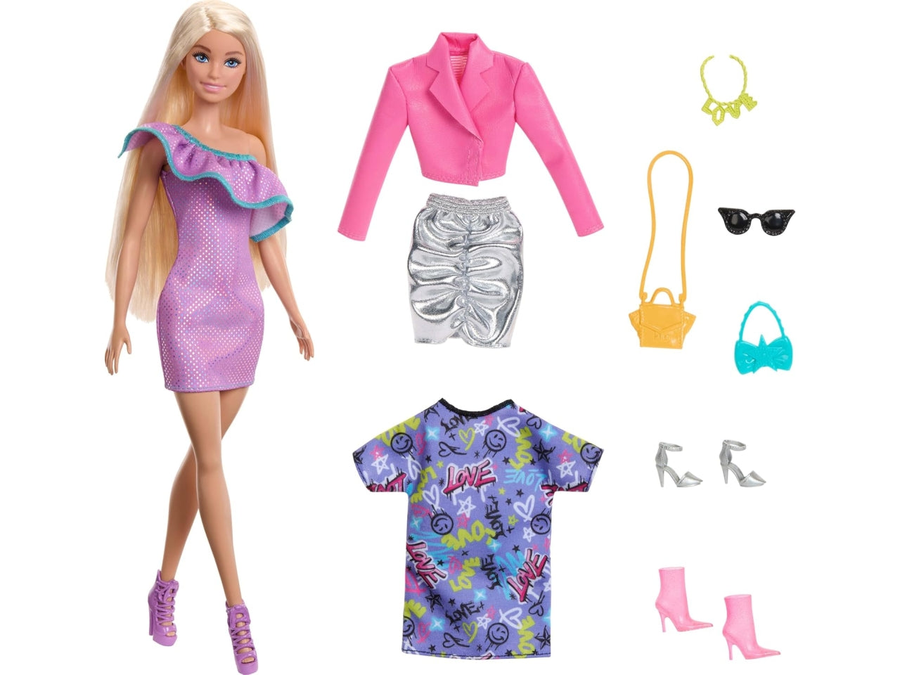 Barbie doll and accessories