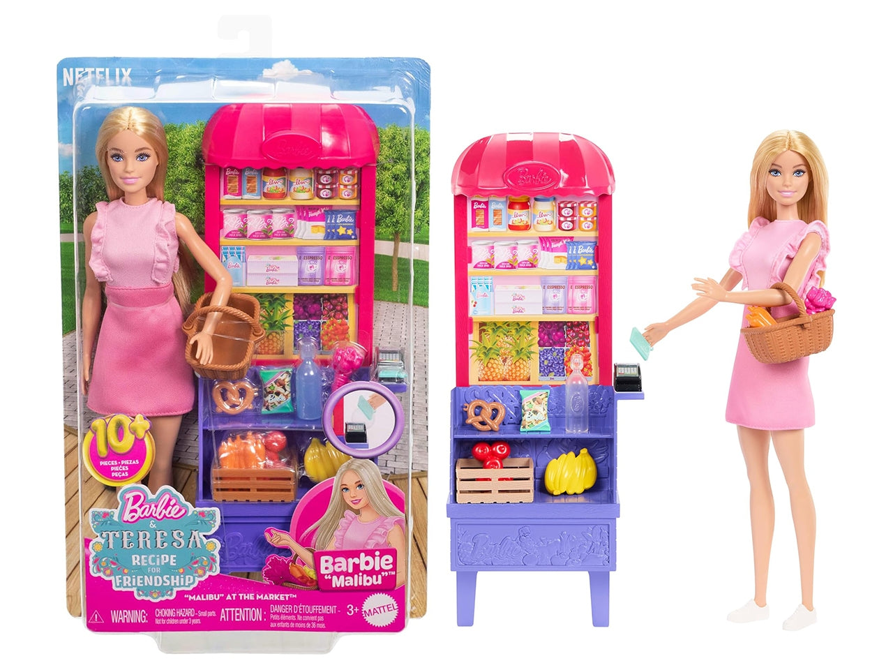 Barbie and teresa friends malibu set