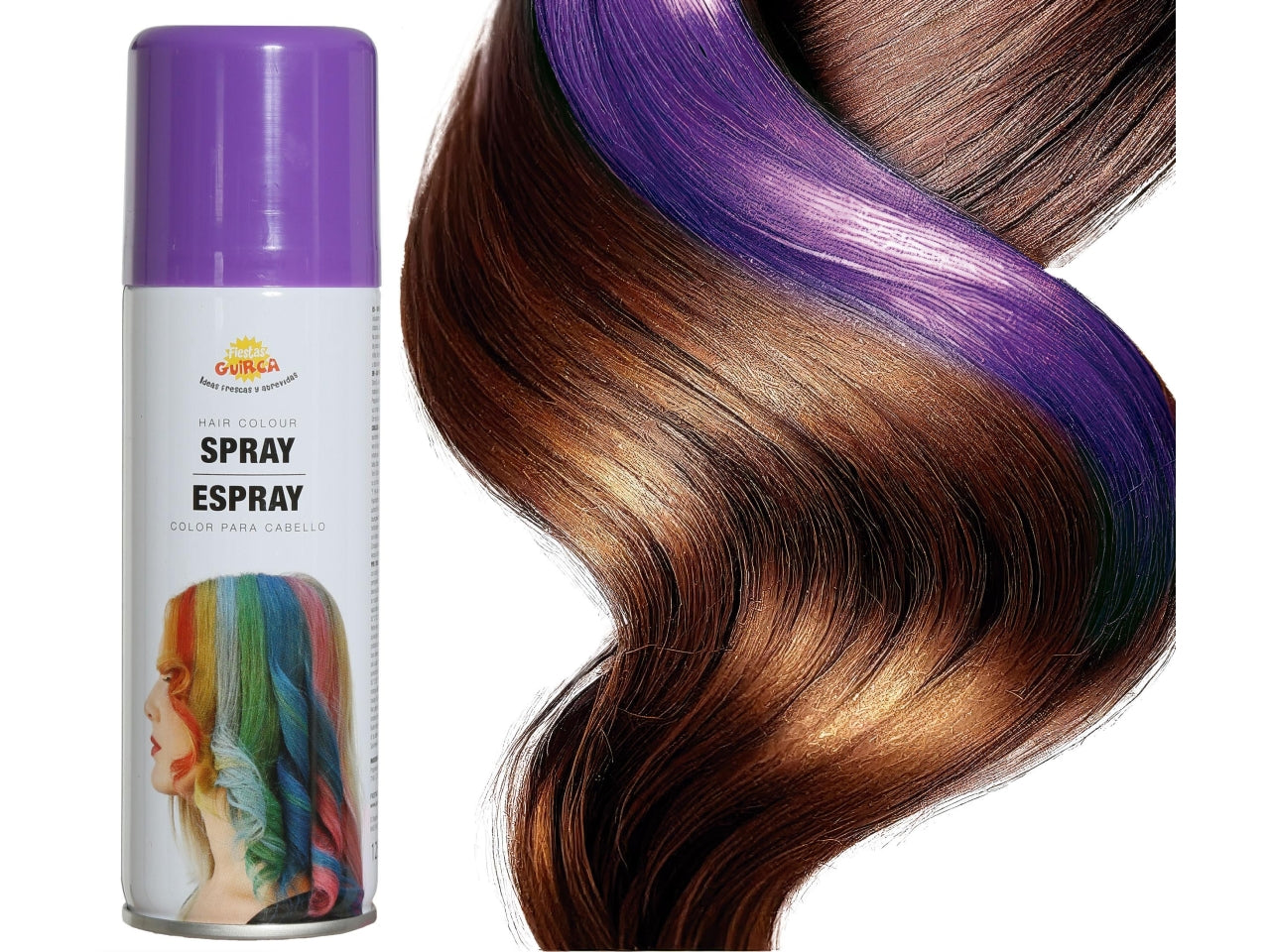Colore per capelli spray viola 125ml