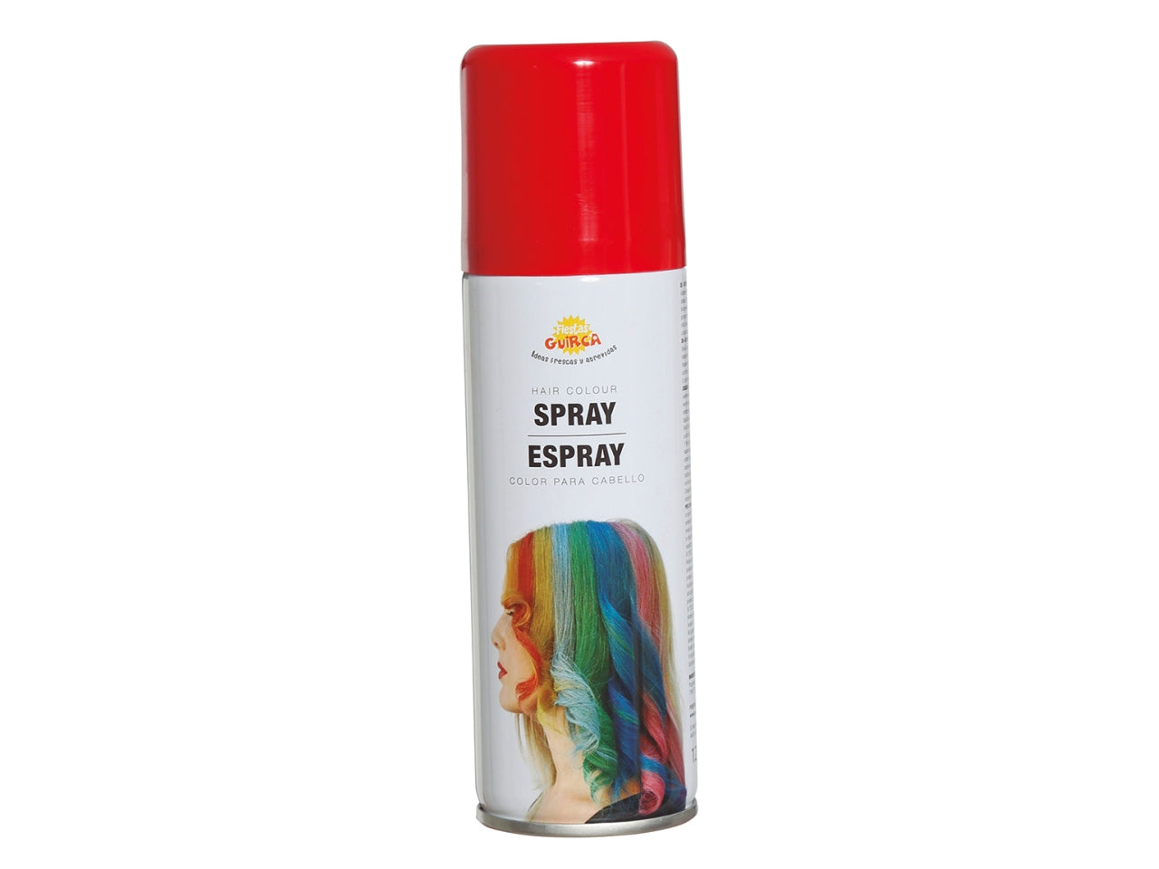 Colore per capelli spray rosso 125ml