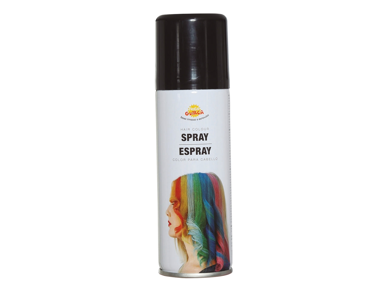 Colore per capelli spray nero 125ml