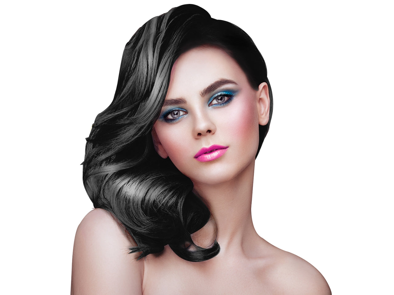 Colore per capelli spray nero 125ml